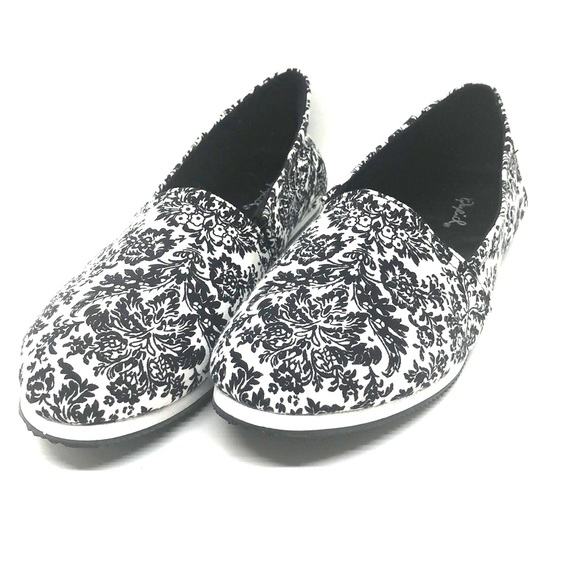 Damask Slip On Shoes - Picture 1 of 2